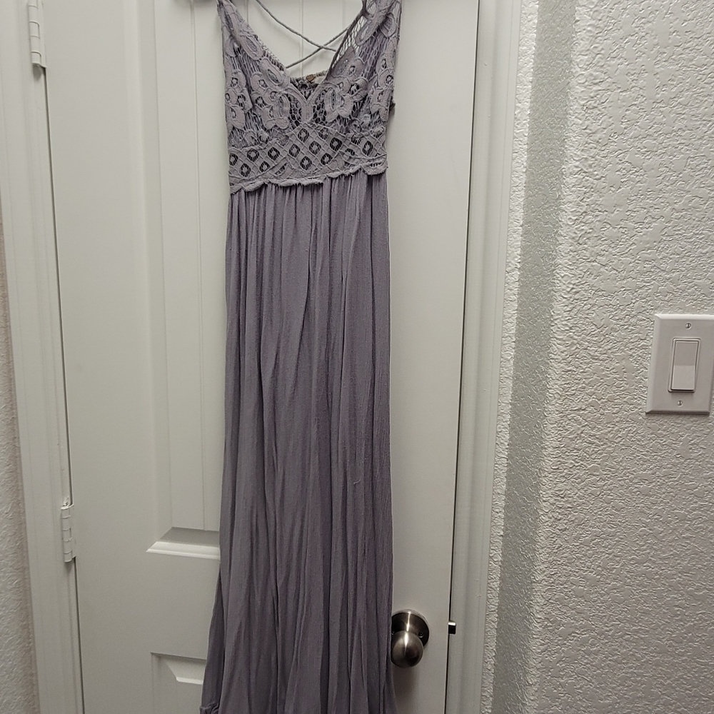 Free people lilac maxi dress, great condition